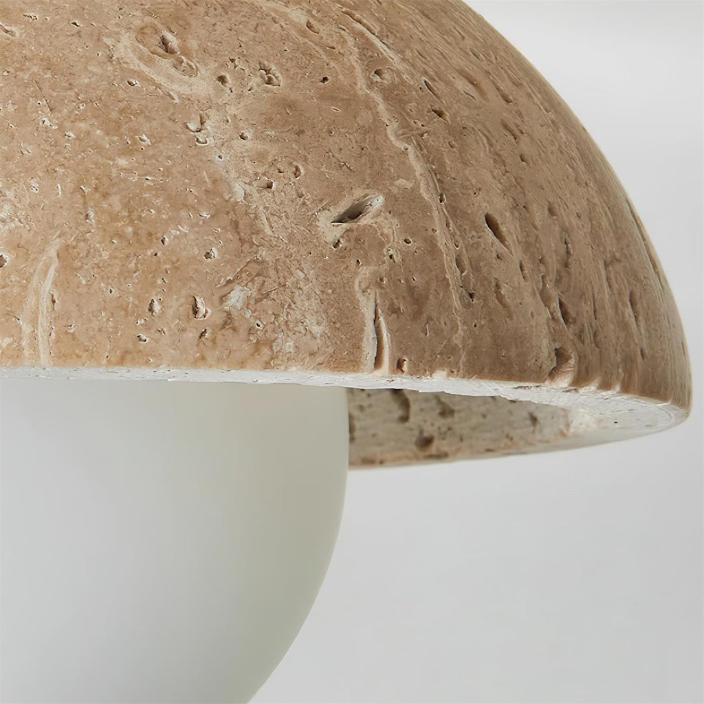 Ritta minimalistische travertijn plafondlamp | Fioriscas
