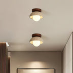 Ritta minimalistische travertijn plafondlamp | Fioriscas