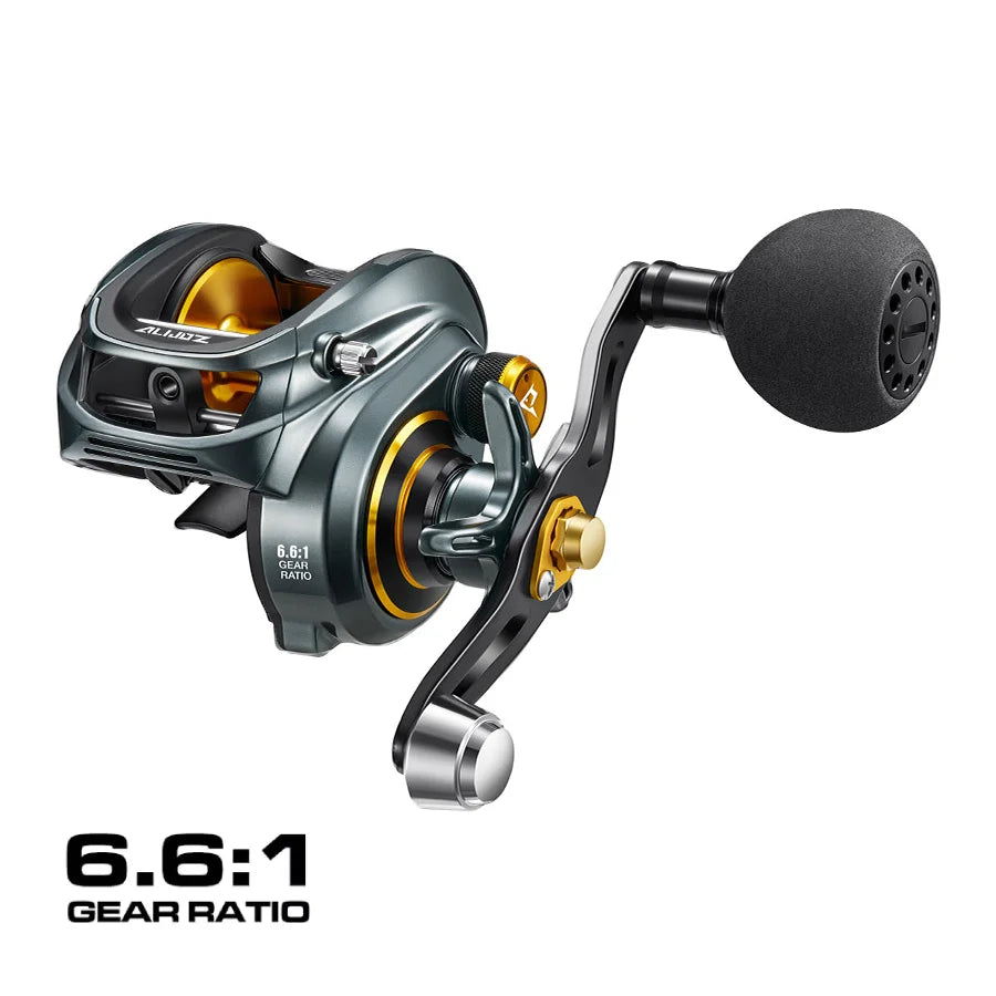AquaPulse 300 Baitcasting Reel, Aluminum Frame, 15kg Max Drag