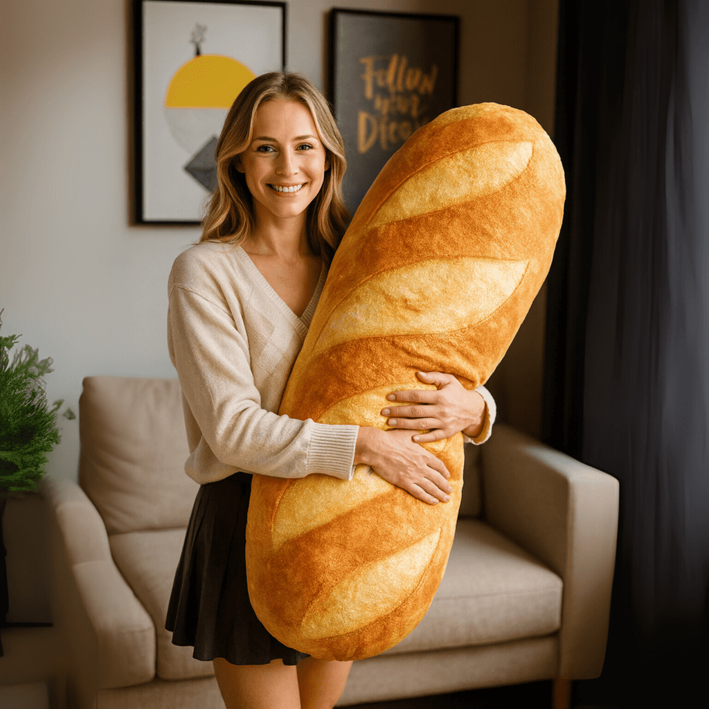 Plüschkissen im Baguette-Design für Komfort und Stil - Fioriscas