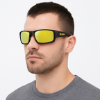 Occhiali da sole polarizzati in stile militare con lenti UV400 antiriflesso