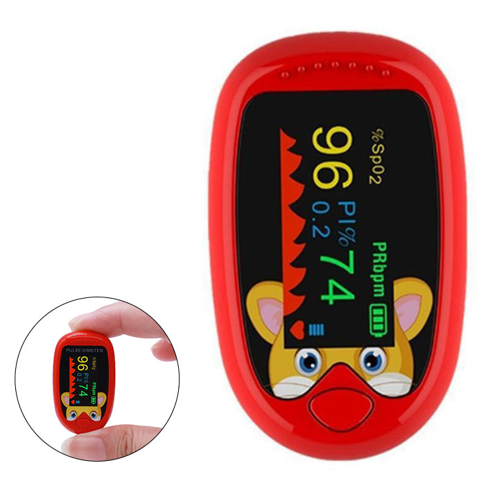 PulseNova pulsoximeter til fingerspidsen med SpO2-aflæsning med ét tryk