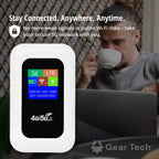 Draagbare RoamWave 5G-hotspotrouter voor reizen, kamperen en internet als back-up