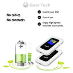 Draagbare RoamWave 5G-hotspotrouter voor reizen, kamperen en internet als back-up