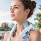 FrostClip 5200 Neck Fan, Rechargeable Clip-On Cooling, 5200mAh Battery