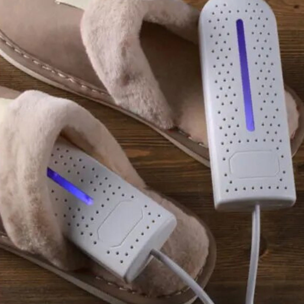 Přenosný sušič bot s vestavěným UV sterilizátorem na tenisky a kozačky