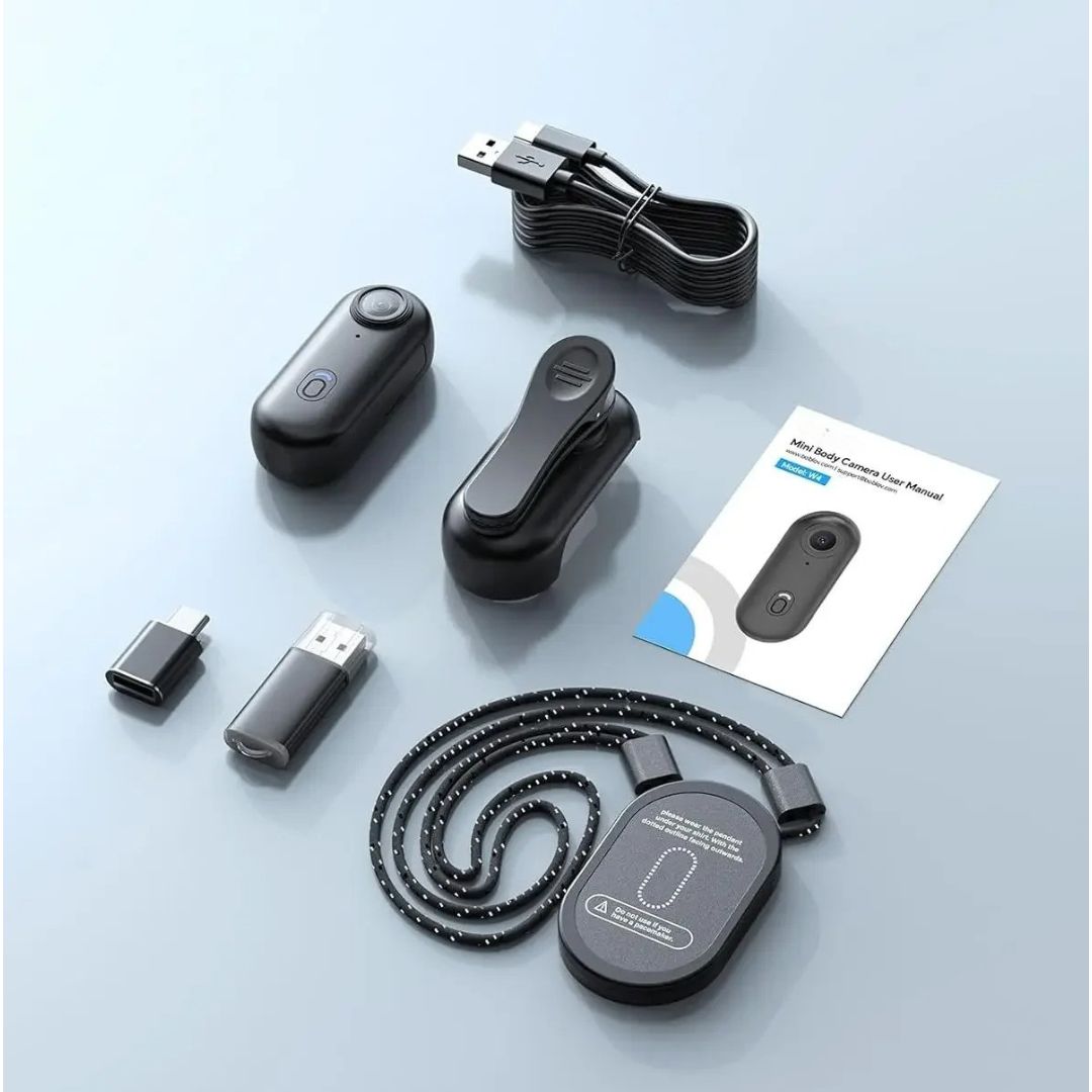4K Wearable Body Camera for Hands-Free Recording and Everyday Capture | Fioriscas