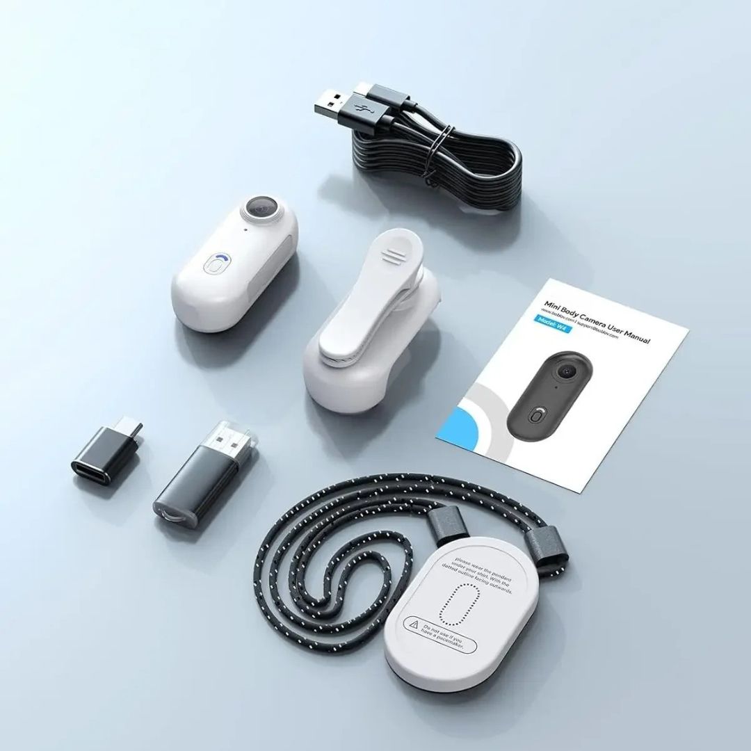 4K Wearable Body Camera for Hands-Free Recording and Everyday Capture | Fioriscas