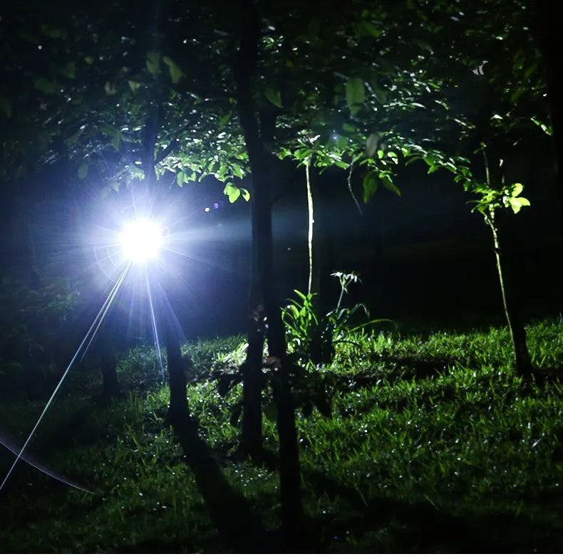 مصباح الرأس LED ‏EverBeam بقوة 2000 لومن، بتركيز قابل للتكبير، وقابل لإعادة الشحن عبر USB