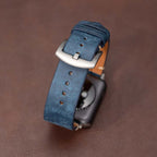 Mareni olasz bőrből készült Apple Watch szíj, kézzel készített okosóra pánt
