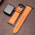 Mareni olasz bőrből készült Apple Watch szíj, kézzel készített okosóra pánt