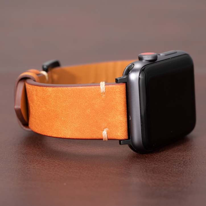 Mareni olasz bőrből készült Apple Watch szíj, kézzel készített okosóra pánt