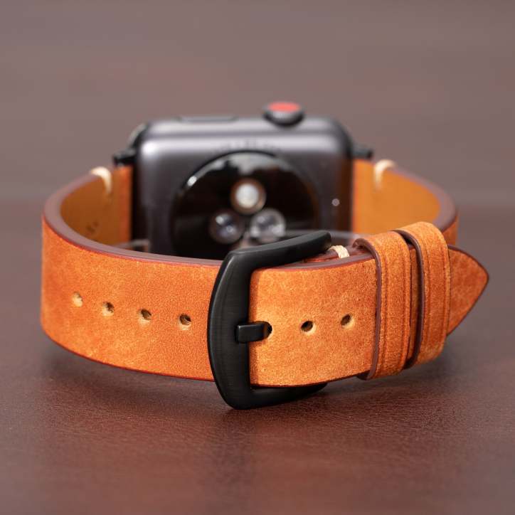 Mareni olasz bőrből készült Apple Watch szíj, kézzel készített okosóra pánt