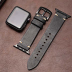 Mareni olasz bőrből készült Apple Watch szíj, kézzel készített okosóra pánt