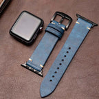 Mareni olasz bőrből készült Apple Watch szíj, kézzel készített okosóra pánt