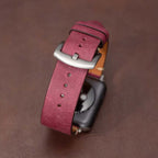 Mareni olasz bőrből készült Apple Watch szíj, kézzel készített okosóra pánt