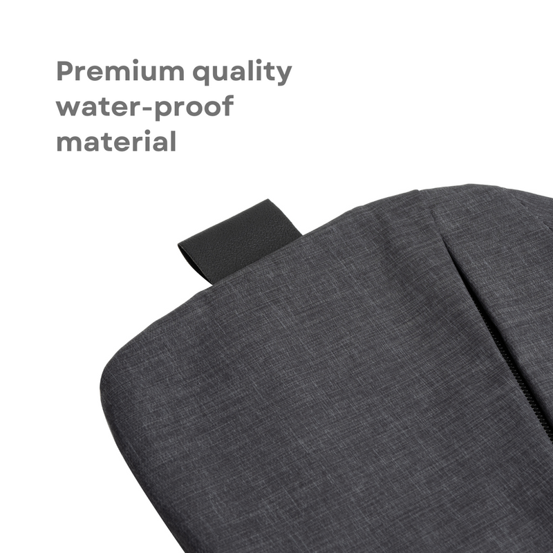 RFID-Blocking Anti-Theft Crossbody Travel Bag, Water-Resistant