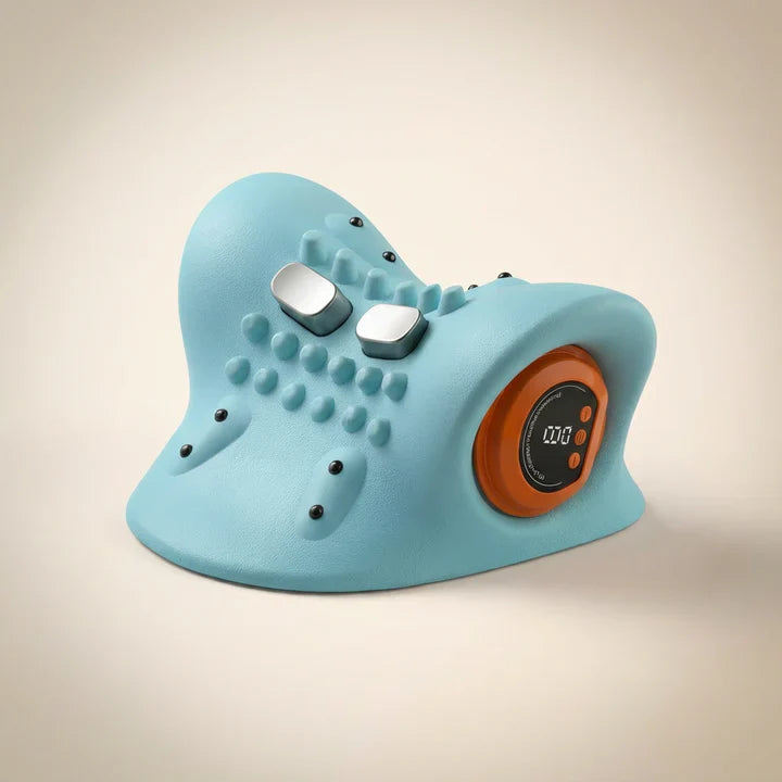 4-in-1 Neck Massager With Heat, EMS, And Stretch Support