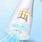 Dreistufiger, flügelloser Nackenventilator mit leisem 4000mAh-Akku | Fioriscas