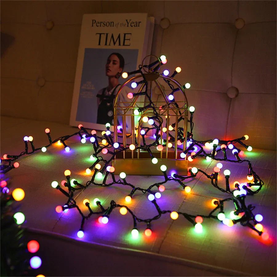 Luci a LED impermeabili a stringa con 8 modalità per decorazioni esterne e feste - Fioriscas