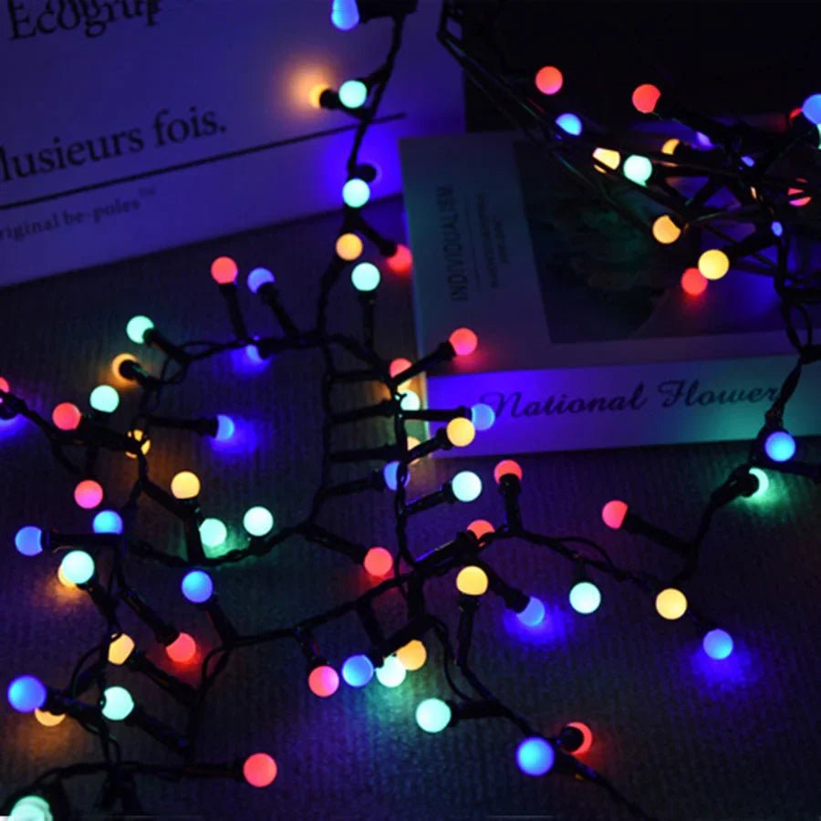 Luci a LED impermeabili a stringa con 8 modalità per decorazioni esterne e feste - Fioriscas