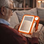 Rechargeable Handheld Magnifier with 5x and 10x Magnification - Fioriscas