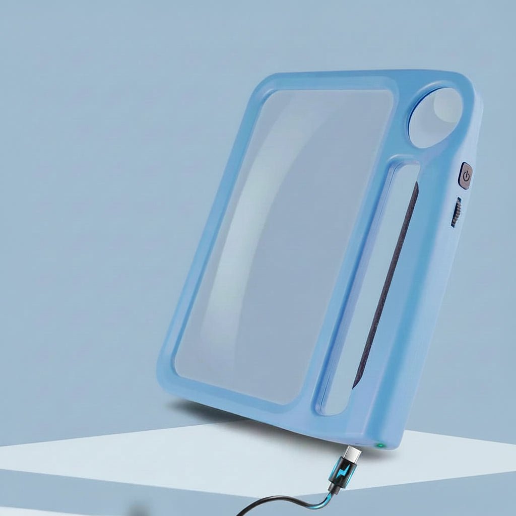 Rechargeable Handheld Magnifier with 5x and 10x Magnification - Fioriscas