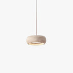 Ritta Donut-Shaped Pendant Lights Travertine - Neutralighting