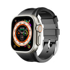 רצועת ספורט Zephra ל-Apple Watch, FKM עם אבזם כפול