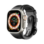 רצועת ספורט Zephra ל-Apple Watch, FKM עם אבזם כפול