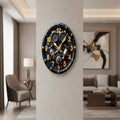 Orologio da parete in legno silenzioso per decorare casa e ufficio - Fioriscas