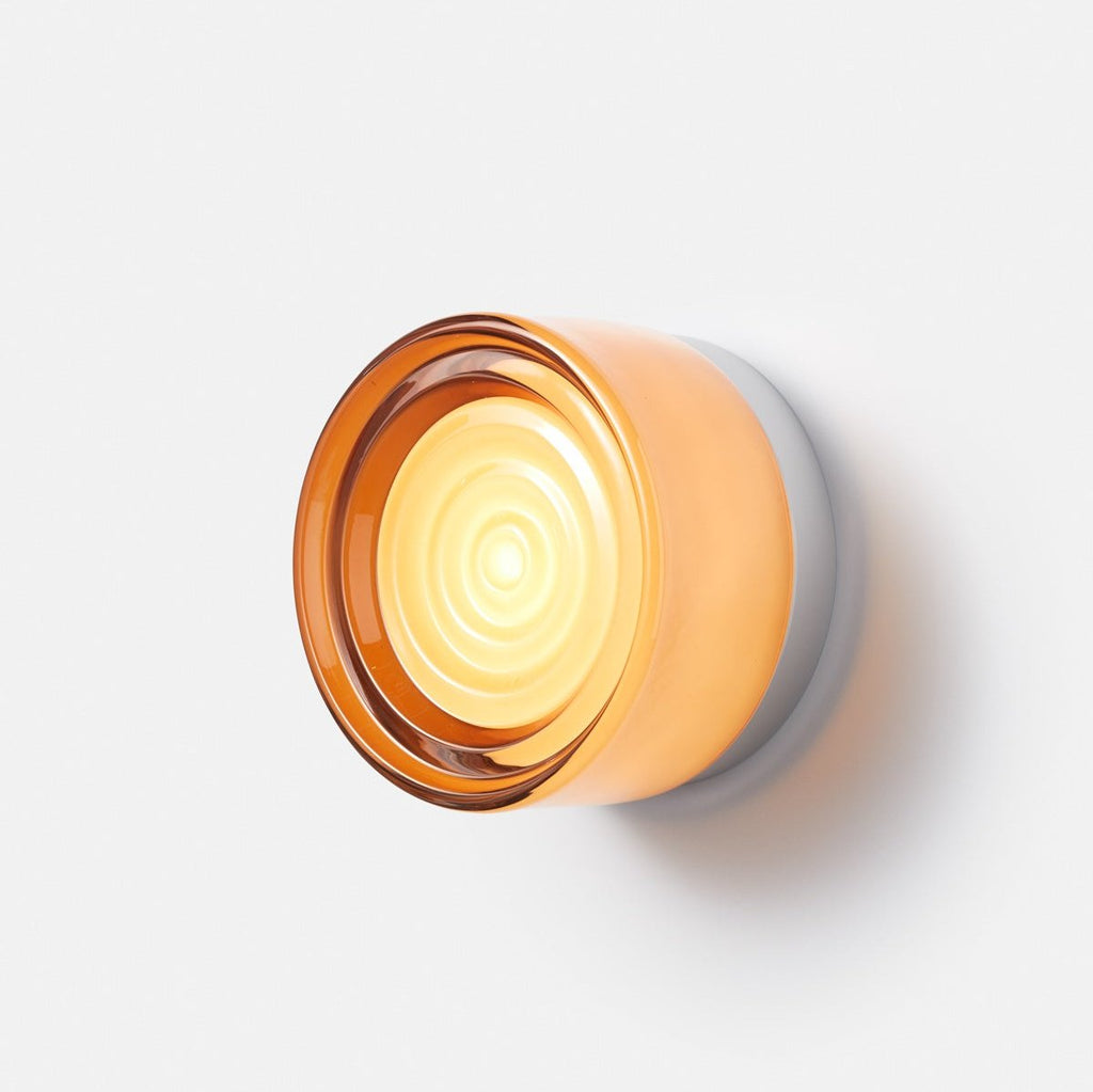 Outdoor Wall Sconce, RippleGuard Tempered Glass Shade, IP65 Rated