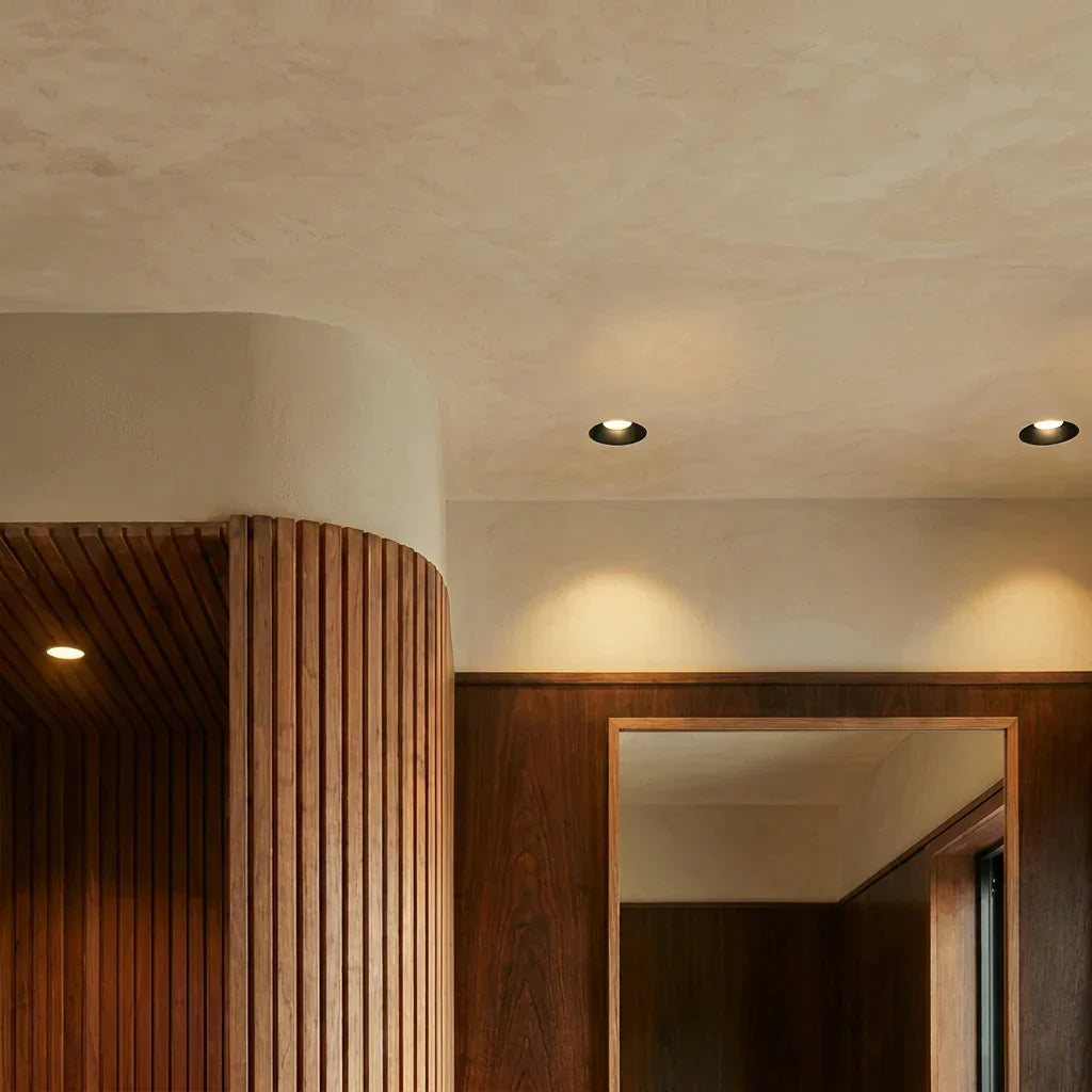 Downlight empotrado sin marco AeroShade para techos arquitectónicos