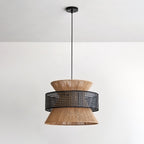 Lampada a sospensione in rattan intrecciato Ophelia | Fioriscas