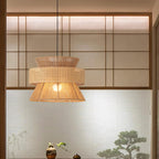 Lampada a sospensione in rattan intrecciato Ophelia | Fioriscas