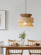 Lampada a sospensione in rattan intrecciato Ophelia | Fioriscas