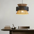 Lampada a sospensione in rattan intrecciato Ophelia | Fioriscas