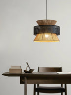 Lampada a sospensione in rattan intrecciato Ophelia | Fioriscas
