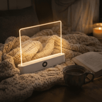 Panelowa lampka LED do książki, ładowana przez USB, do nocnego czytania | Fioriscas
