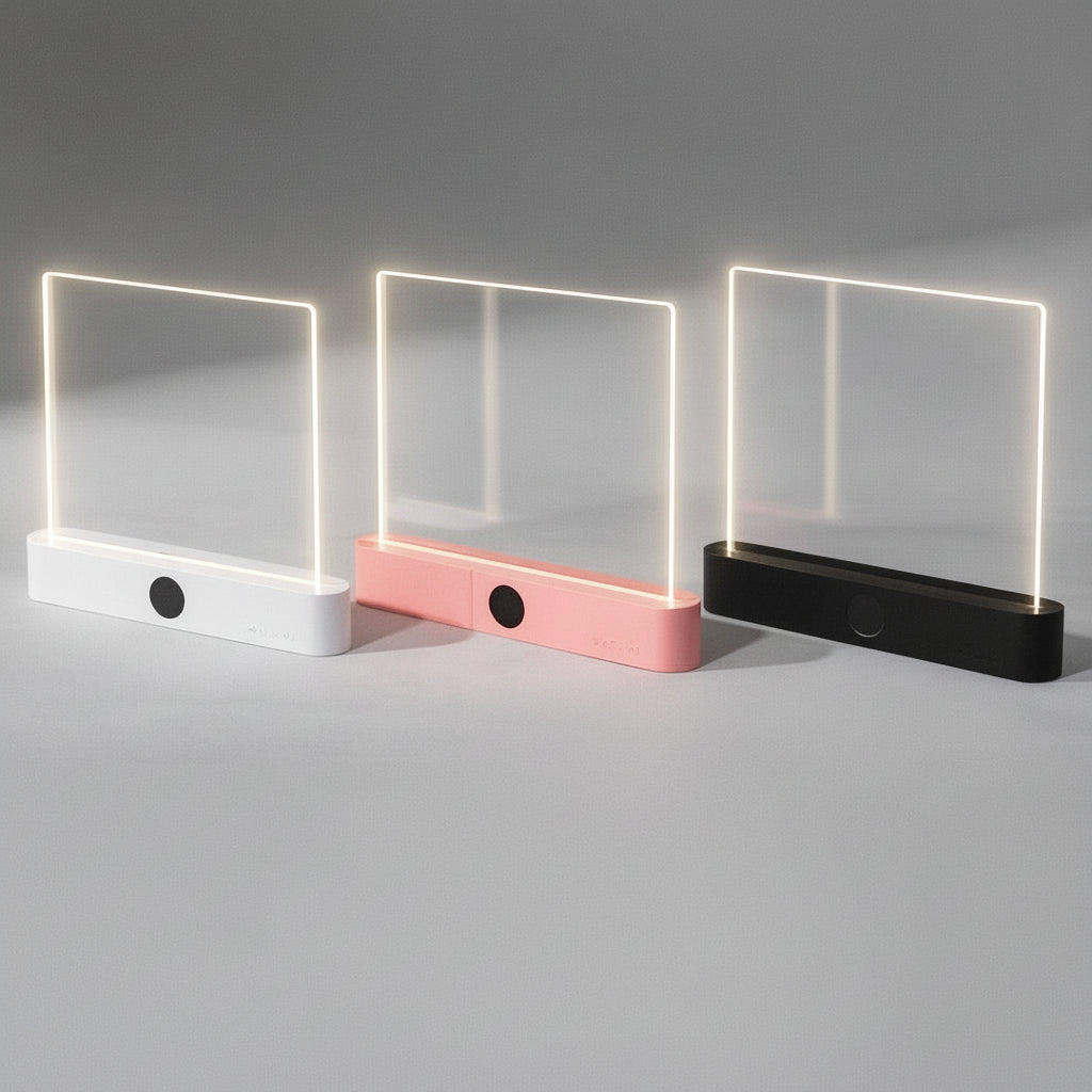Panelowa lampka LED do książki, ładowana przez USB, do nocnego czytania | Fioriscas