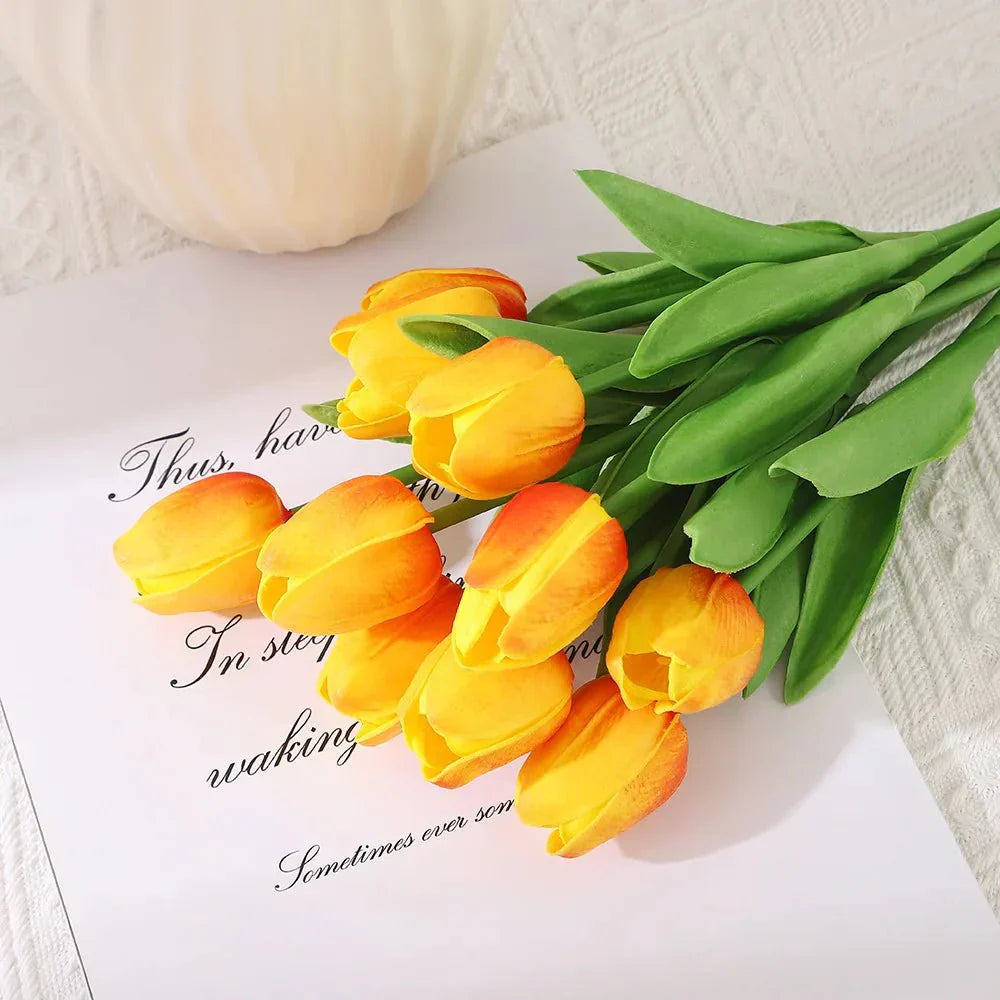 Realistické umělé tulipány pro stylovou domácí dekoraci - Fioriscas