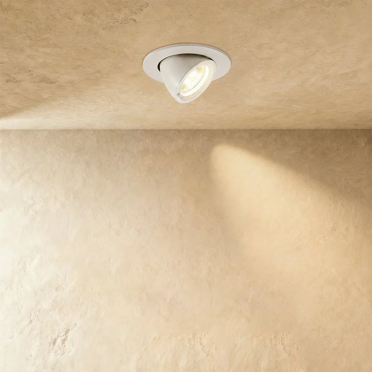 HaloTrim infälld justerbar spotlight för takbelysning