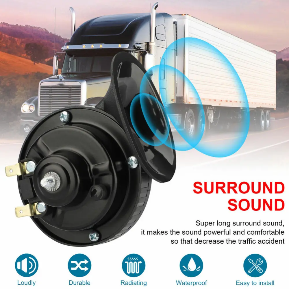 Kit di clacson ad aria compressa RailBlast per camion e auto, suono in stile treno da oltre 150 dB