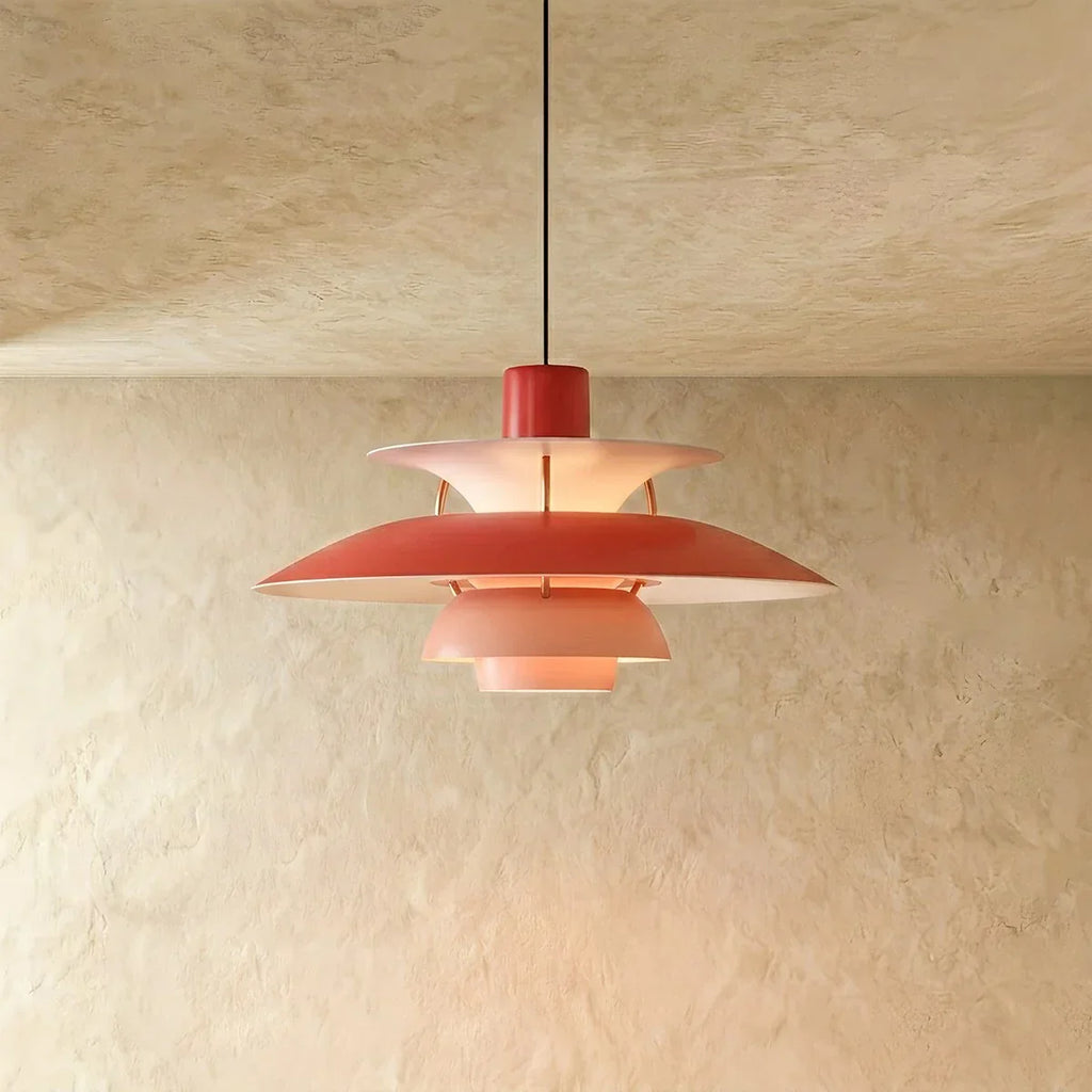 Aurora Layered Pendant Light For Soft Glare Free Ambient Illumination