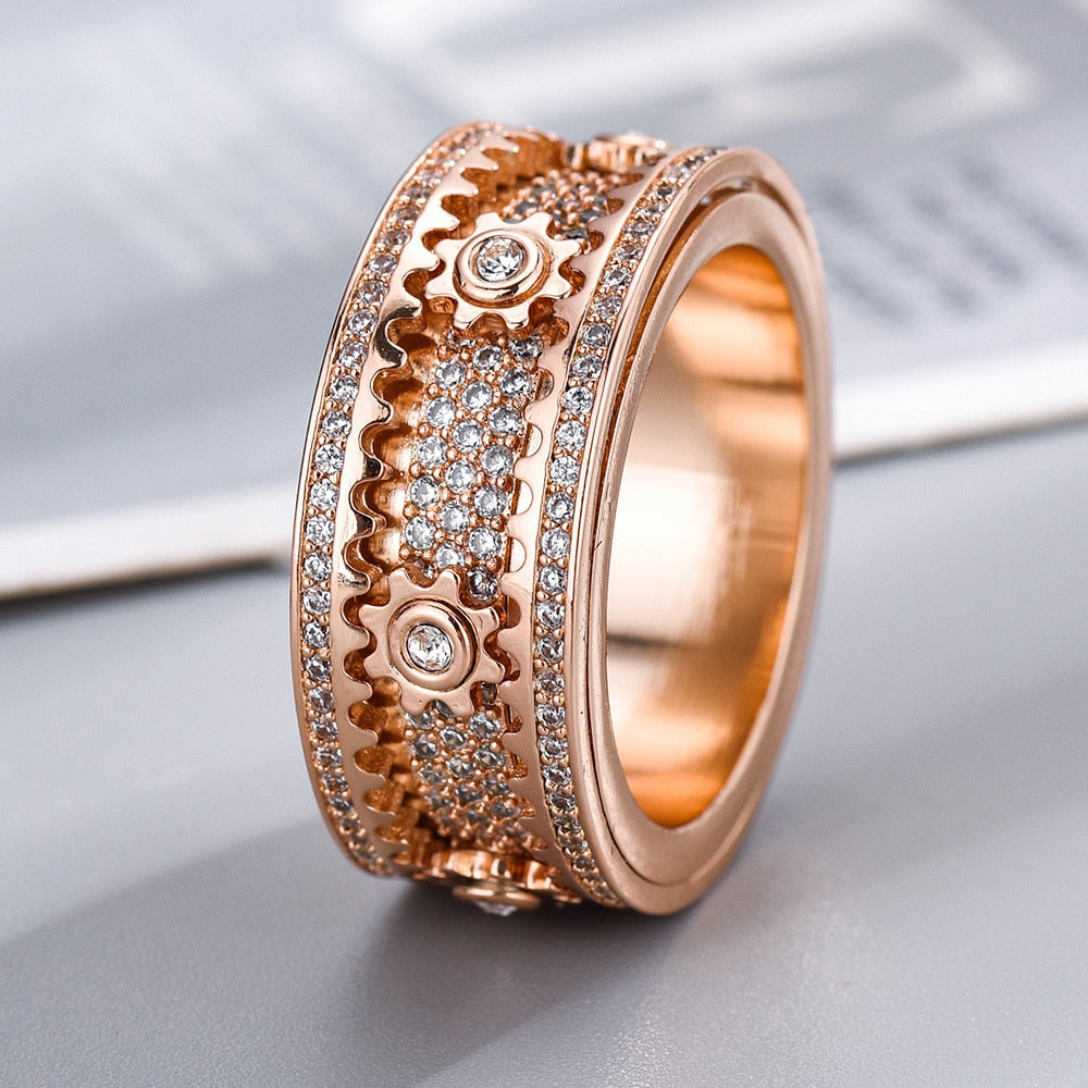 Spinfinity-Ring mit Drehfunktion zum Stressabbau für Berufstätige | Fioriscas