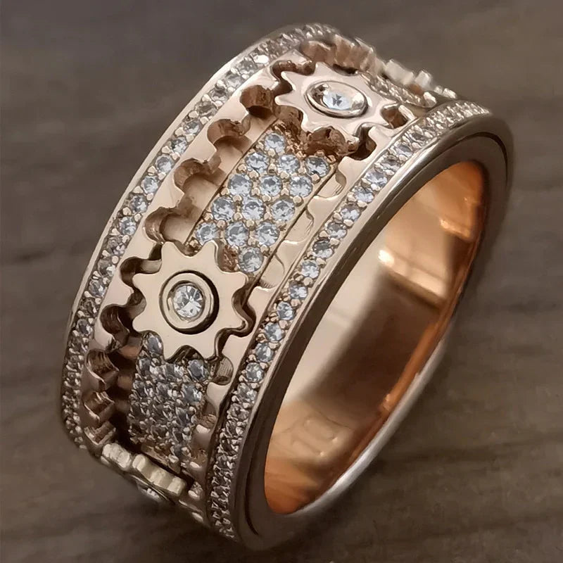 Spinfinity-Ring mit Drehfunktion zum Stressabbau für Berufstätige | Fioriscas