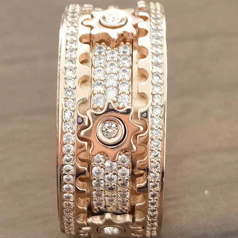Spinfinity-Ring mit Drehfunktion zum Stressabbau für Berufstätige | Fioriscas