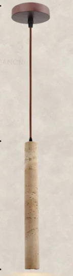 NovaLume Wabi-Sabi Wood & Linen Pendant Light, 9 Shapes