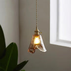 Suspension vintage Amberlyn en verre ambré | Fioriscas