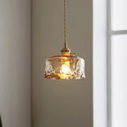 Suspension vintage Amberlyn en verre ambré | Fioriscas